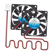 DC 70mm Fan 24V 7010 Dual Ball Bearing Brushless Cooling 70x10mm 2PIN Pack