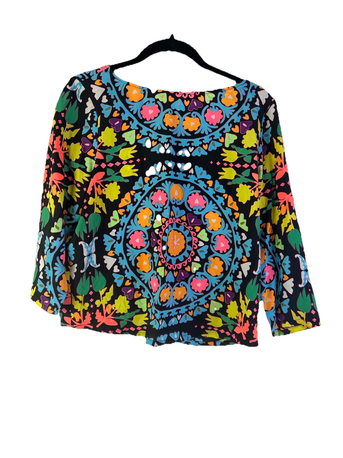 Mara Hoffman Rainbow Suzani Split Back Shirt Wome… - image 1