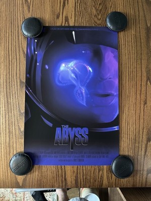 The Abyss Mondo 16x24 Poster Yvan Quinet Limited Edition Screen Print