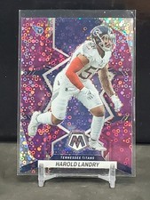 2022 Mosaic Harold Landry Purple & Silver No Huddle #'ed /50 (2) Card #229