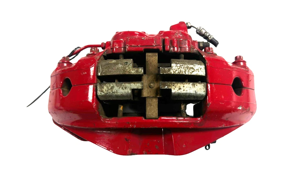 2020-2025 TOYOTA SUPRA GR FRONT & REAR BRAKE CALIPER SET OF 4 RED OEM - Image 3 of 4