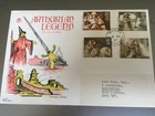 GB STAMPS LTD HAND NUMBERED 1/100 HOLY ISLAND CDS FIRST DAY COVER 1985 ARTHUR