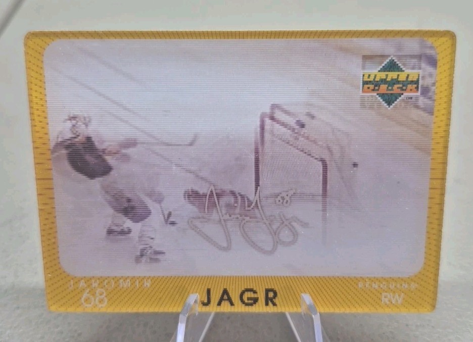 1997 UPPER DECK DIAMOND VISION #S3 JAROMIR JAGR SIGNATURE MOVES