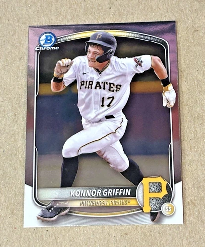 2025 Bowman Chrome Prospects Konnor Griffin Pirates BCP-86 Baseball Card