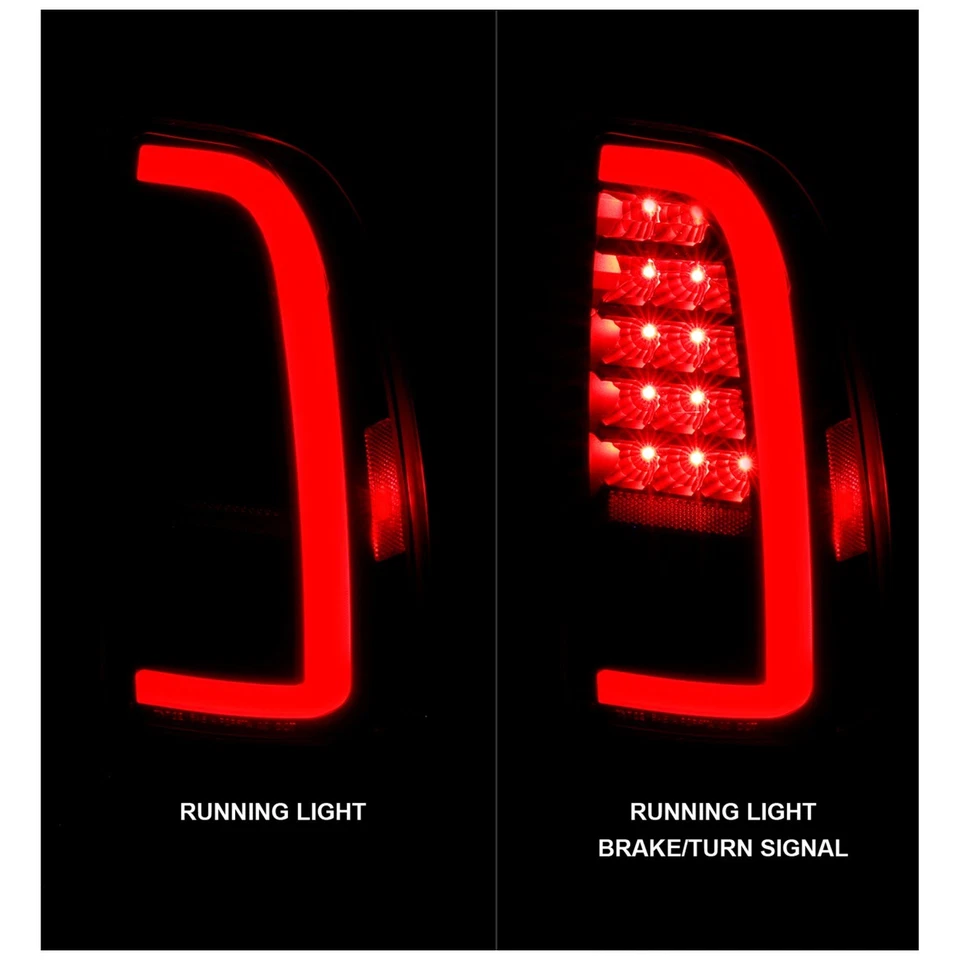 Lâmpada traseira de LED Anzo 311411 para 2000-2006 Toyota Tundra esquerda e direita carcaça preta - Imagem 2 de 4