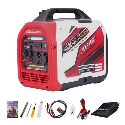 3500W Camping Generator Inverter Stromerzeuger Benzin ECO Bluetooth-Überwachung