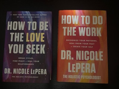 How to Be the Love You Seek + How to do the work by Nicole Lepera Hardcovers (2)