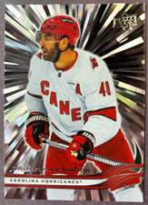 2025-26 Upper Deck Outburst Parallel #292 Jordan Martinook Carolina Hurricanes