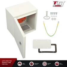 8x8x6" Waterproof Steel Electrical Box NEMA 4X Rated, IP65 Outdoor Junction Box