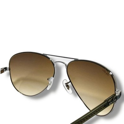 Ray Ban RB8307 004/51 Aviator Tech Carbon Fibre Silver  display picture 2