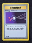 Energy Retrieval 81/102 - Base Set 1st Edition - Pokemon Card - MP