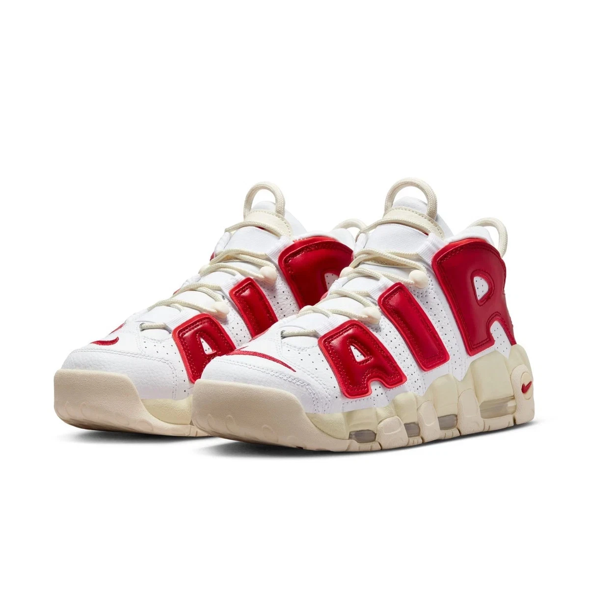 Nike Air More Uptempo ホワイト/レッド Las mejores ofertas en Nike Air More Uptempo White Red Sail W | eBay
