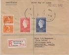 Netherlands-1948 50th Anniversary of Queen Wilhelmina Coronation First Day Cover