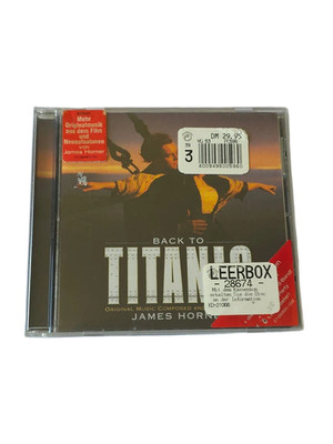 Back to Titanic OST CD 1998 James Horner Celine Dion My Heart Will Go On Sony DE