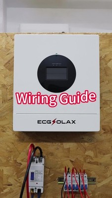 ECGSOLAX 7000W 48V Solar Hybrid Inverter 120V Split Phase 120A