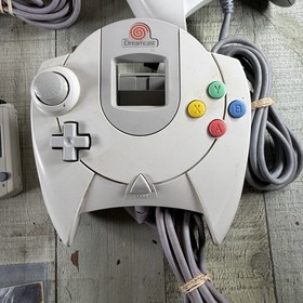 Lot Of 5 Sega Dreamcast Controllers With VMU Memory Card. Untested 2 Authentic