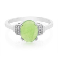Cavill Chrysopras Ring 1,06Ct 925 Sterling Silber Damen Elegant GrüN