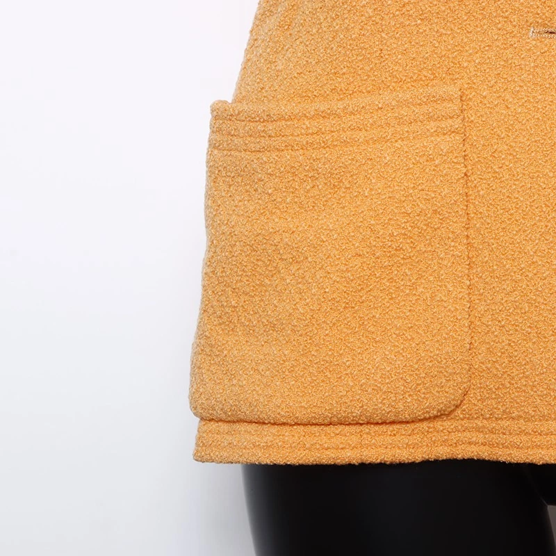 Giacca CHANEL 36 arancione anni 2010 giacca manica lunga arancione WS8270