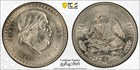 1947-Mo Mexico 1 Peso Silver Coin - PCGS AU58 - .500 - KM# 456 — photo 1