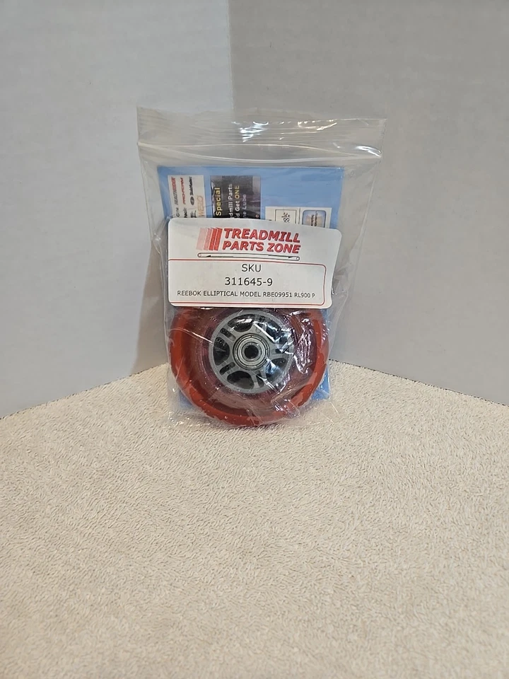 Elliptical Ramp Wheel Roller, Universal NordicTrack Reebok Machine - Image 2 of 4