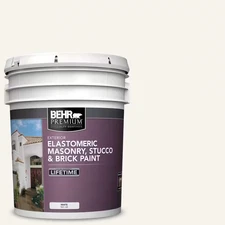 5 Gal. Elastomeric Masonry, Stucco and Brick Exterior Paint