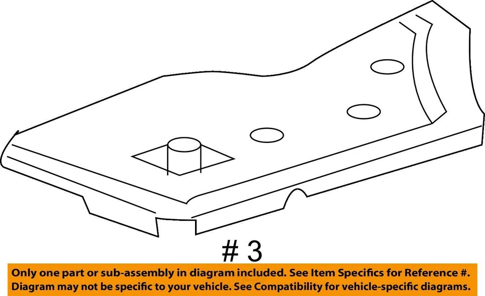 FITS 2003 - 2006 SSR 面板 ASM 前轮屋 *PIME 21999339 - 全新原始设备制造商 — 第 3/3 张图片