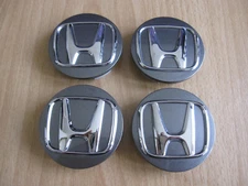 (4x) OEM 2020-2025 Honda Accord 62mm(2 3/8") GRAY center caps P/N 44732-TVA-A31