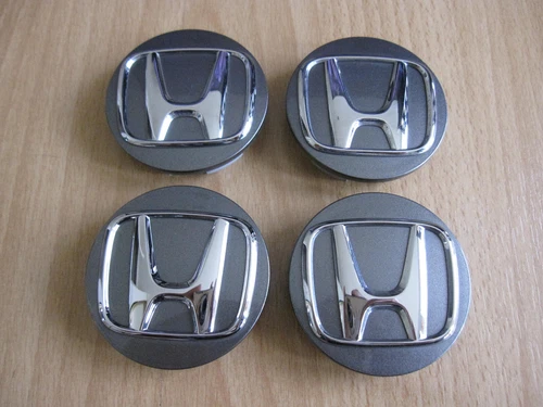 (4x) OEM 2020-2025 Honda Accord 62mm(2 3/8") GRAY center caps P/N 44732-TVA-A31