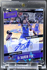 De’aaron Fox 2017-18 Prestige RC Bonus Shots Signatures Crystal SP Rookie Auto