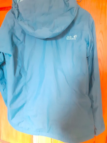 Jack Wolfskin - Damen Jacke 38/40 - Türkis - Regenjacke - Outdoor - Mit Kapuze - Bild 4 von 6