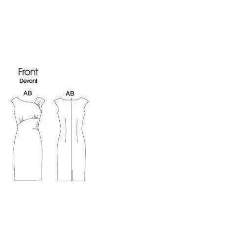 Sewing Pattern Vogue V1205 Women Dress Formal Holiday Party 8-14 Kay Ungee U/C - Image 2 of 4