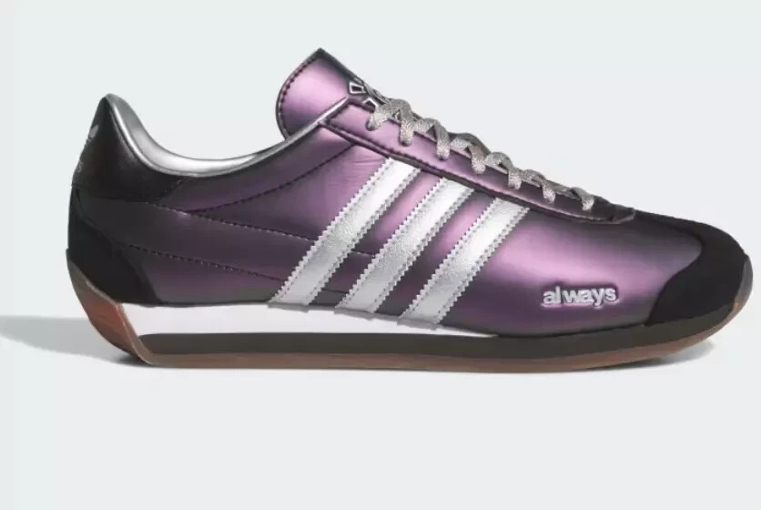 Always Do What You Should Do × adidas Country Purple Silver JH9100