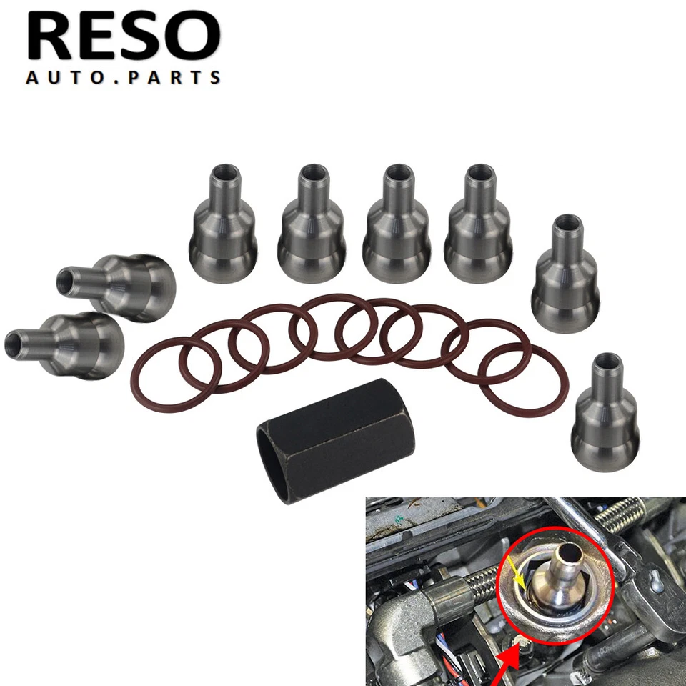 Kit de herramientas de reparación de tubo de bola de riel de aceite de alta presión para Ford F-250 F-350 6,0 L Foto 2 de 4