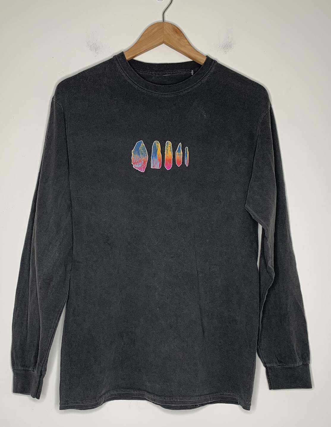 ALTRA UO Other Side “Take Me Away” Gray Long Sleeve Tee Shirt Small