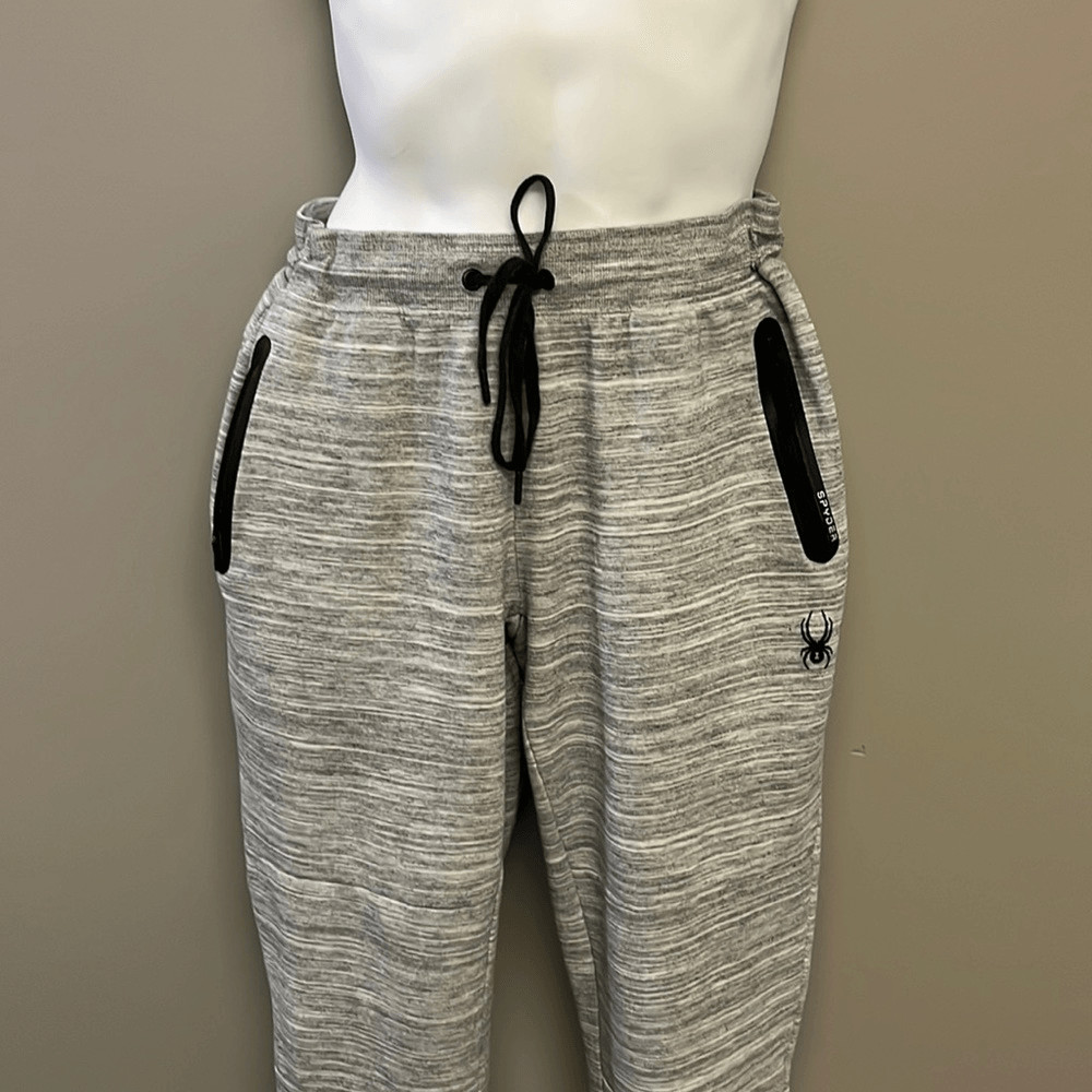 Spyder Active ProWeb Heather Gray Pull On Joggers… - image 2