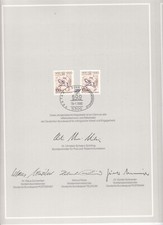 Składana karta 1990 dla pracownika poczty 500 lat poczty ..... a5