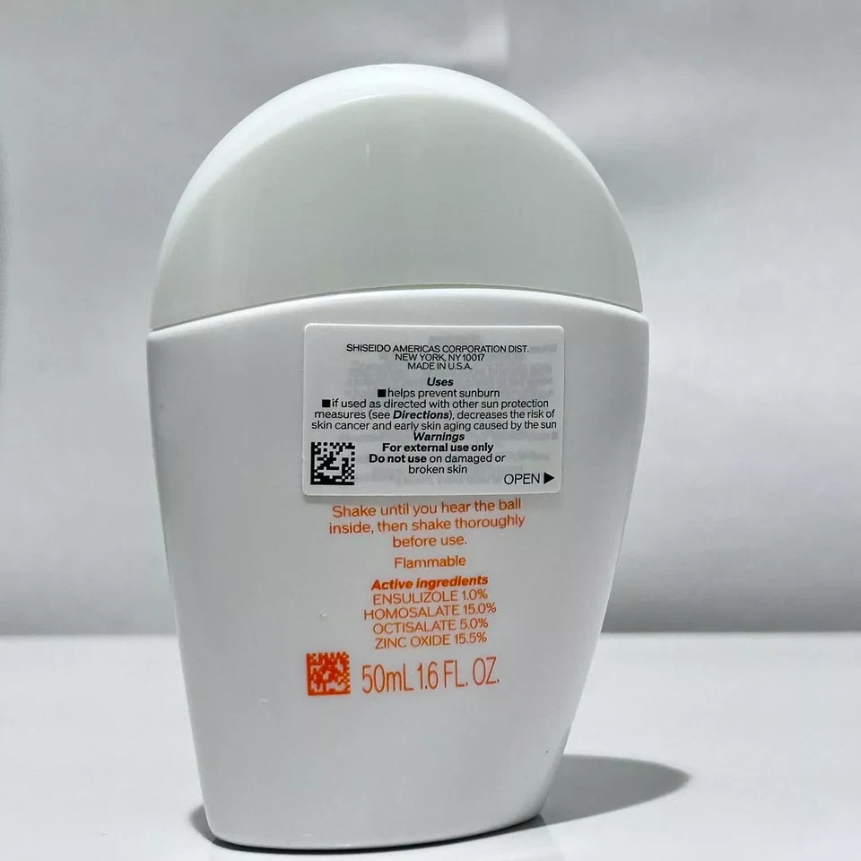 Nuevo protector solar Shiseido Urban Environment sin aceite SPF42 1,7 oz/50 ml ~ sin caja Foto 3 de 4