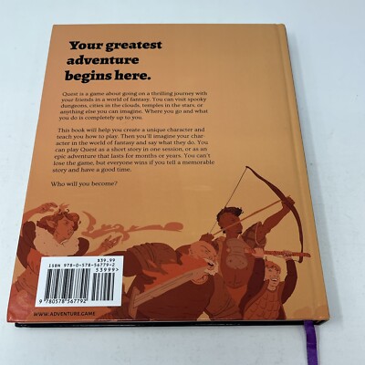 Quest Game Book by T. C. Sottek 2019 HC RPG The Adventure Guild