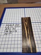 Black and White Ebony Wood turning blanks 4 3/4"x 7/8"x 15 7/8 " EBW26