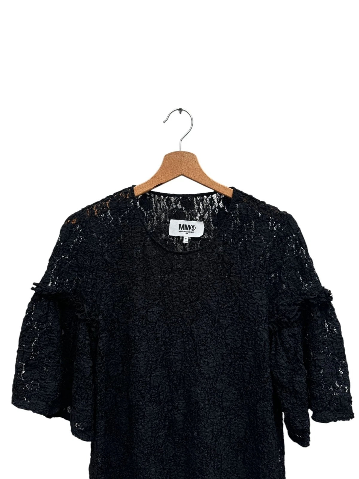 MAISON MARGIELA Abito Maison Martin Margiela nero con lacci taglia XS extra small