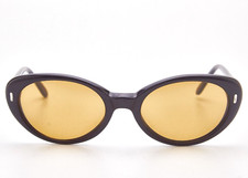 😎 vintage occhiali da sole PERSOL RATTI Ovale Nero PinUp Girl 1960s🕶Donna