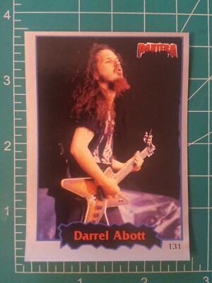1997 Ultra Figus Argentina Rock Card Sticker DIMEBAG DARRELL ABBOTT PANTERA