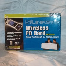 Linksys Wireless PC Card For Notebooks 2.4 GHZ Data Rate 11 Mbps