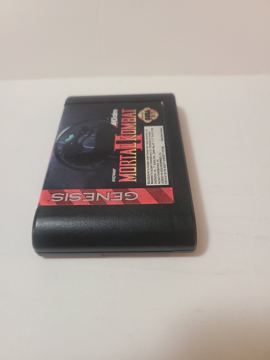 Mortal Kombat II 2 Sega Genesis (1994) Cartridge Only Tested
