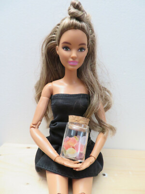 20 pcs Glass Jar for Barbie Miniature Sweets Gummy Jelly Candy