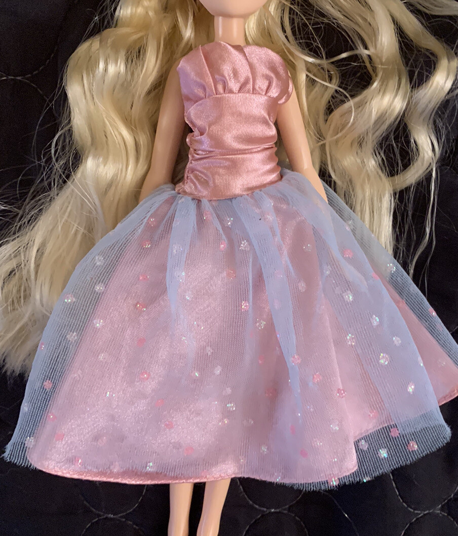 Disney Tangled Rapunzel 10&rdquo; Doll Redressed In Pretty Dress 2015 Hasbro
