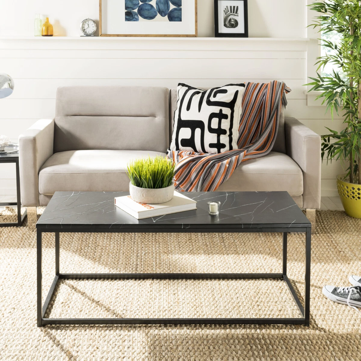 Safavieh baize coffee table deals