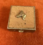 Vintage Horse Head Small Trinket Pill Box