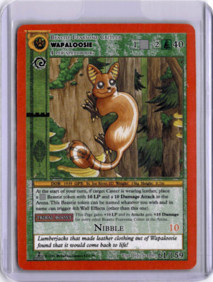 #61/159 - WAPALOOSIE - REGULAR - CRYPTID NATION 2ND ED - METAZOO - ENGLISCH