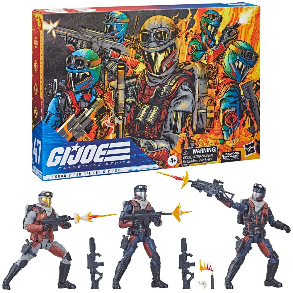Cobra Viper Officer and Vipers 3-Pack G.I. Joe Classified 15cm